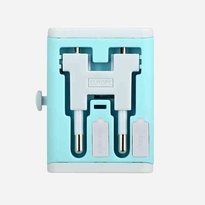 MOMAX 1-WORLD DUAL USB AC Universal TRAVEL ADAPTER